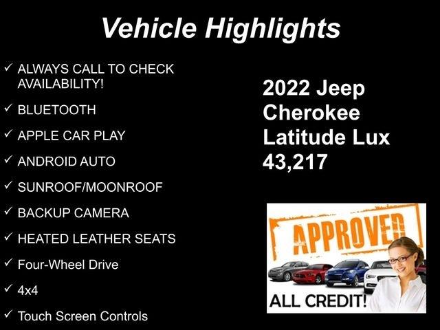 Jeep Cherokee Latitude Lux 4WD 2022