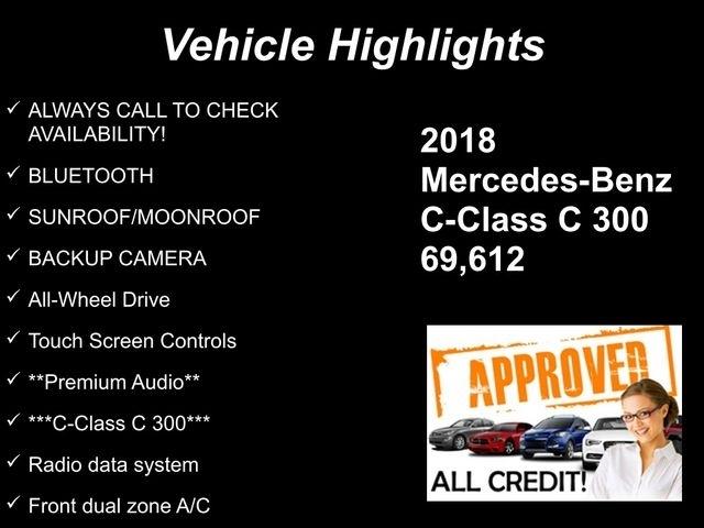 Mercedes-Benz C-Class C300 4MATIC Sedan 2018