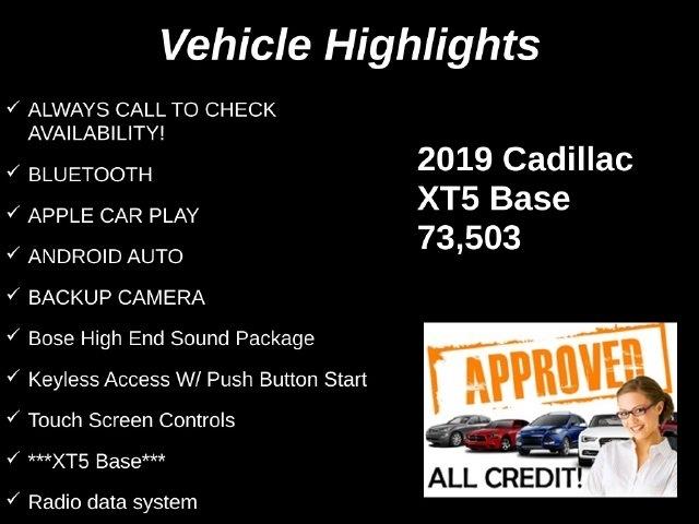 Cadillac XT5 Base 2019
