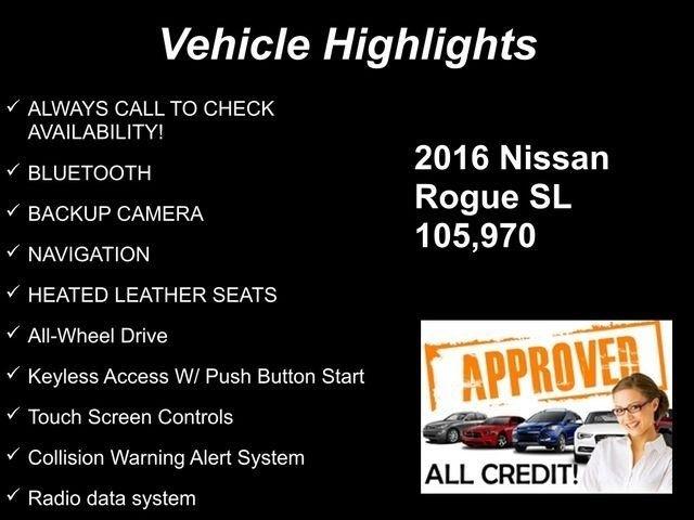 Nissan Rogue SL AWD 2016