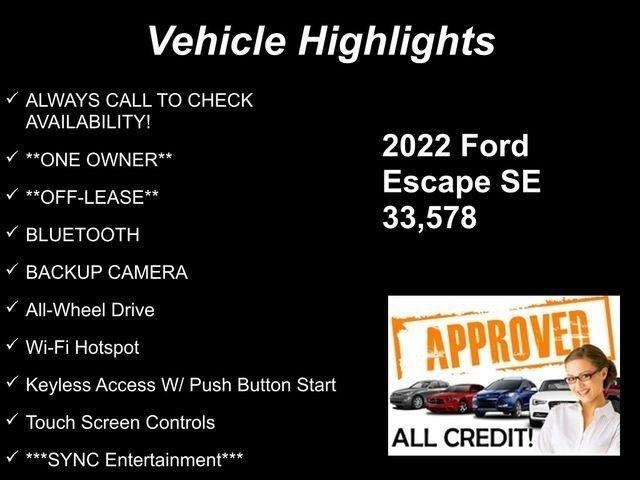 Ford Escape SE AWD 2022