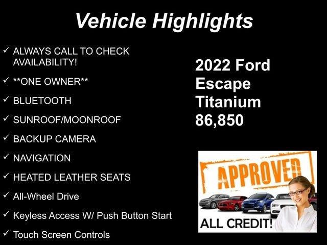Ford Escape Titanium 4WD 2022