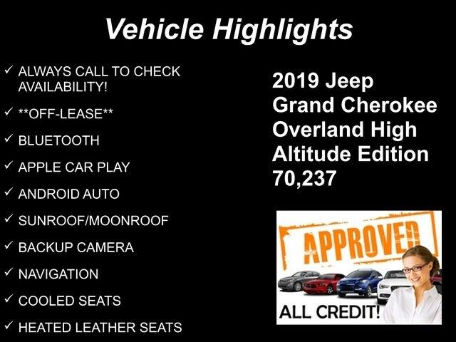 Jeep Grand Cherokee Overland 4WD 2019