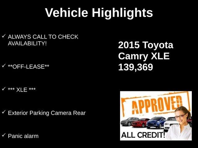 Toyota Camry XLE 2015