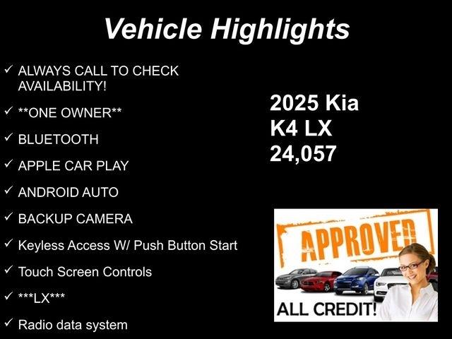 Kia K4 LX 2025