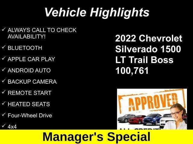 Chevrolet Silverado 1500 Limited LT Trail Boss Crew Cab 4WD 2022