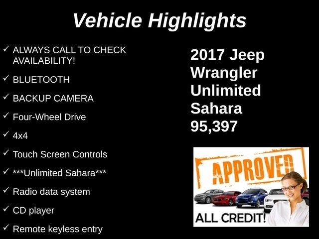 Jeep Wrangler Unlimited Sahara 4WD 2017