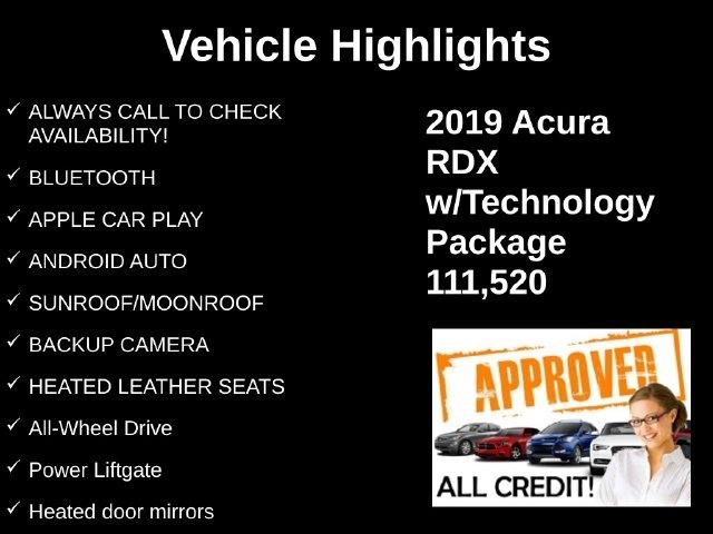 Acura RDX SH-AWD w/Technology Package 2019
