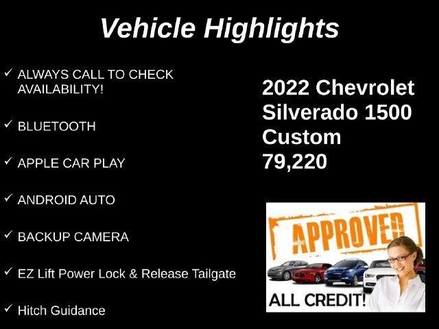 Chevrolet Silverado 1500 Limited Custom Crew Cab Short Box 2WD 2022