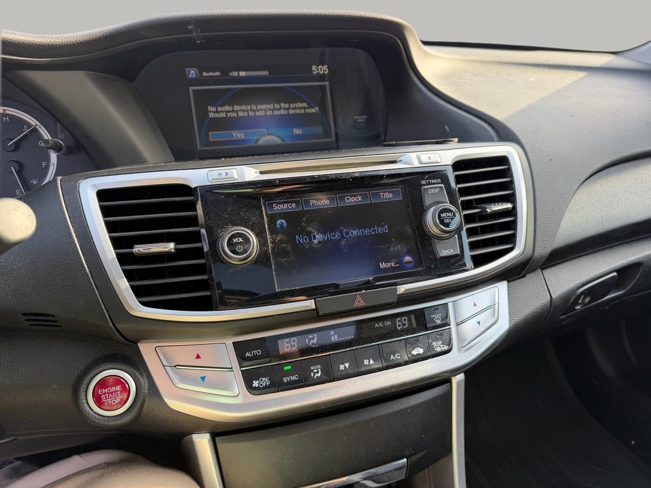 Honda Accord EX-L Sedan CVT 2015