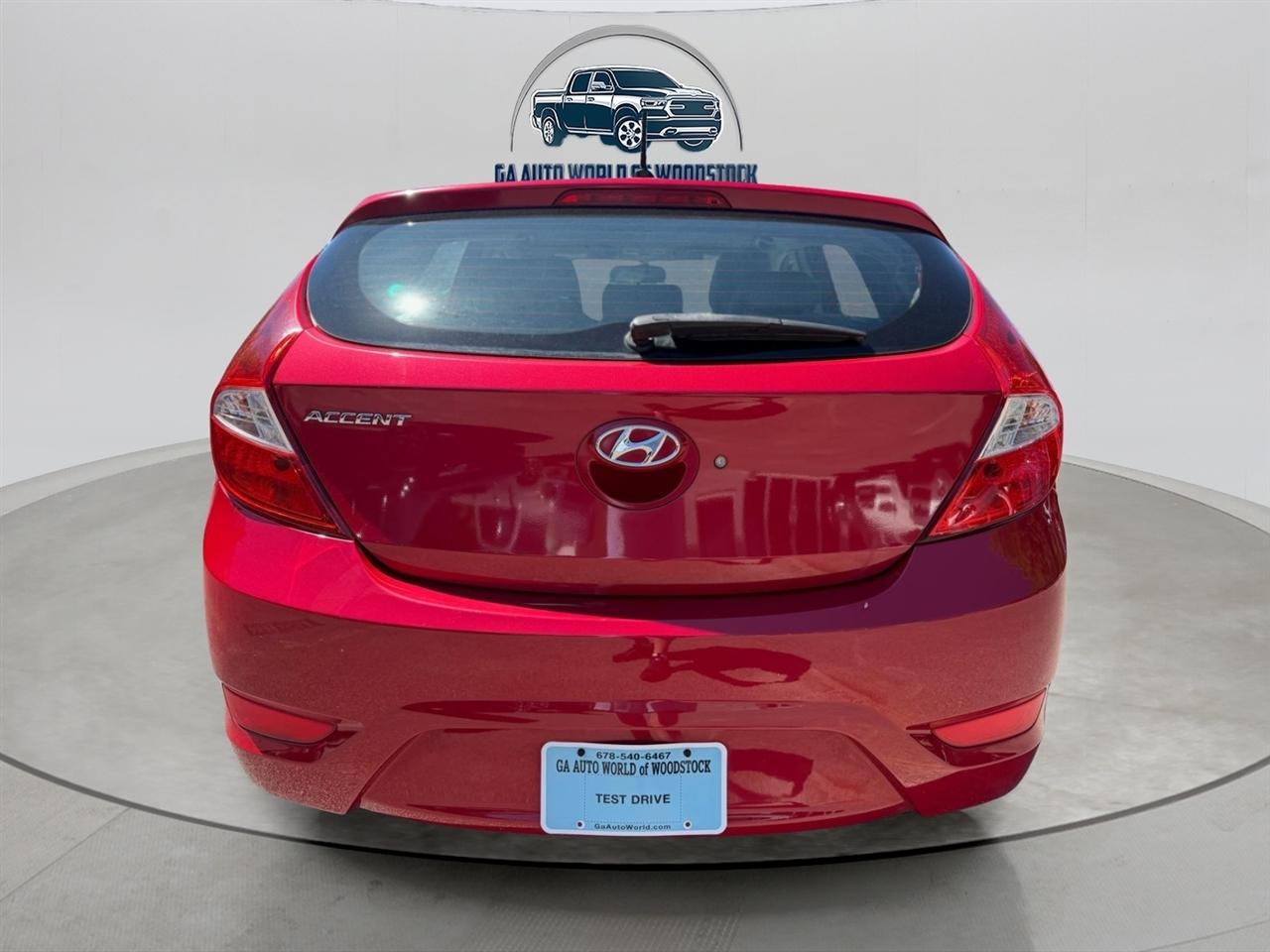 Hyundai Accent SE Hatchback Auto 2016