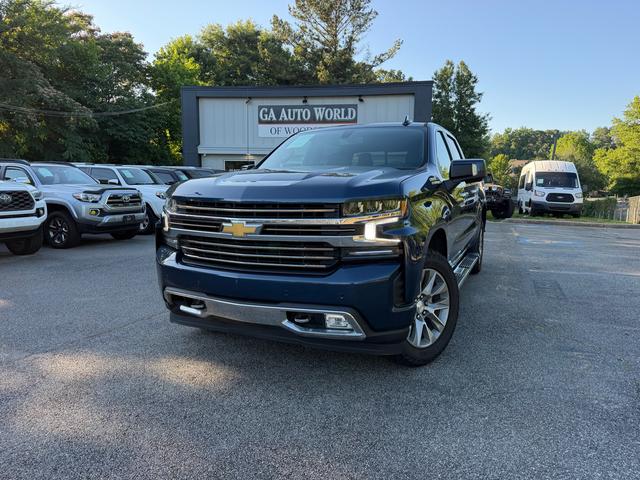 Northsky Blue Metallic 2021 Chevrolet Silverado 1500 High Country Crew Cab RWD Pickup Truck 4X2 Automatic