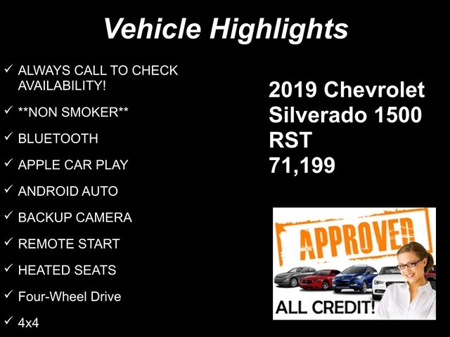 Chevrolet Silverado 1500 RST Crew Cab 4WD 2019 Chevrolet Silverado 1500 RST Crew Cab 4WD 2019