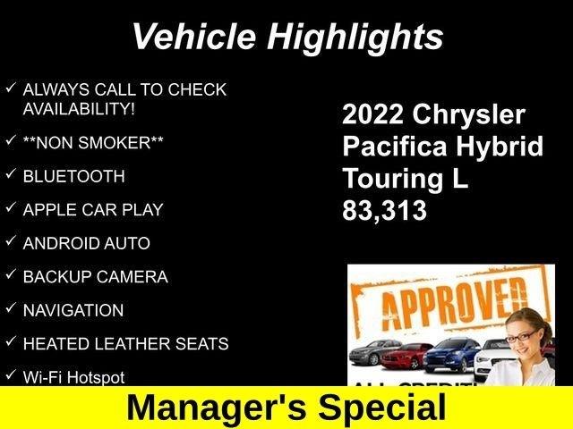Chrysler Pacifica Hybrid Touring L 2022
