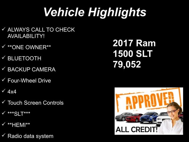 RAM 1500 SLT Crew Cab 4WD 2017