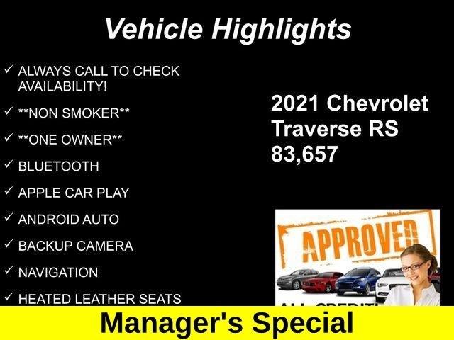 Chevrolet Traverse RS AWD 2021