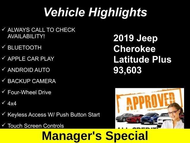 Jeep Cherokee Latitude Plus 4WD 2019