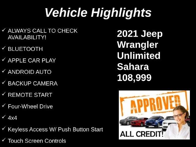 Jeep Wrangler Unlimited Sahara 4WD 2021