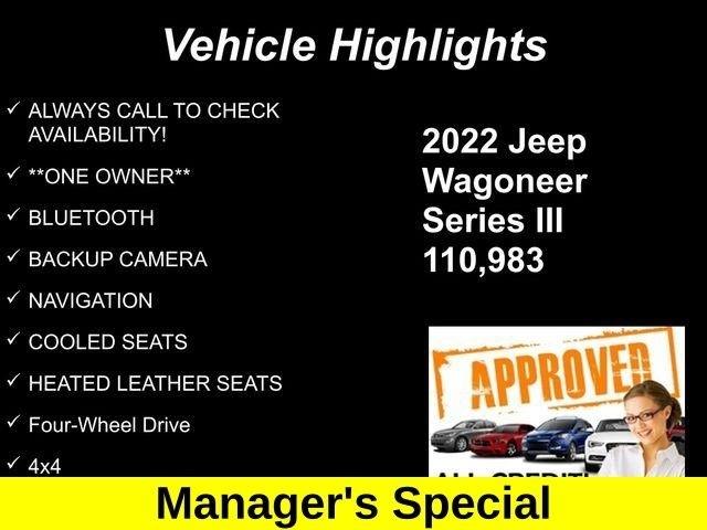 Jeep Wagoneer Series III 4WD 2022