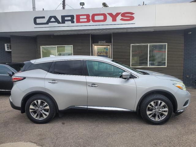 Silver 2016 Nissan Murano SL AWD SUV / Crossover All-Wheel Drive Automatic