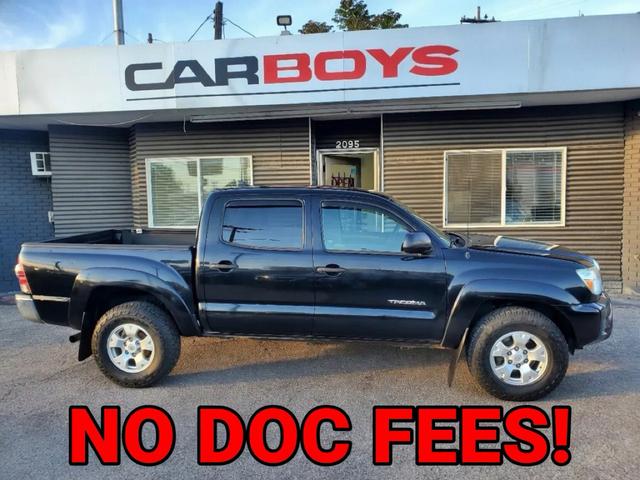 Black 2014 Toyota Tacoma Pickup Truck Four-Wheel Drive Automatic