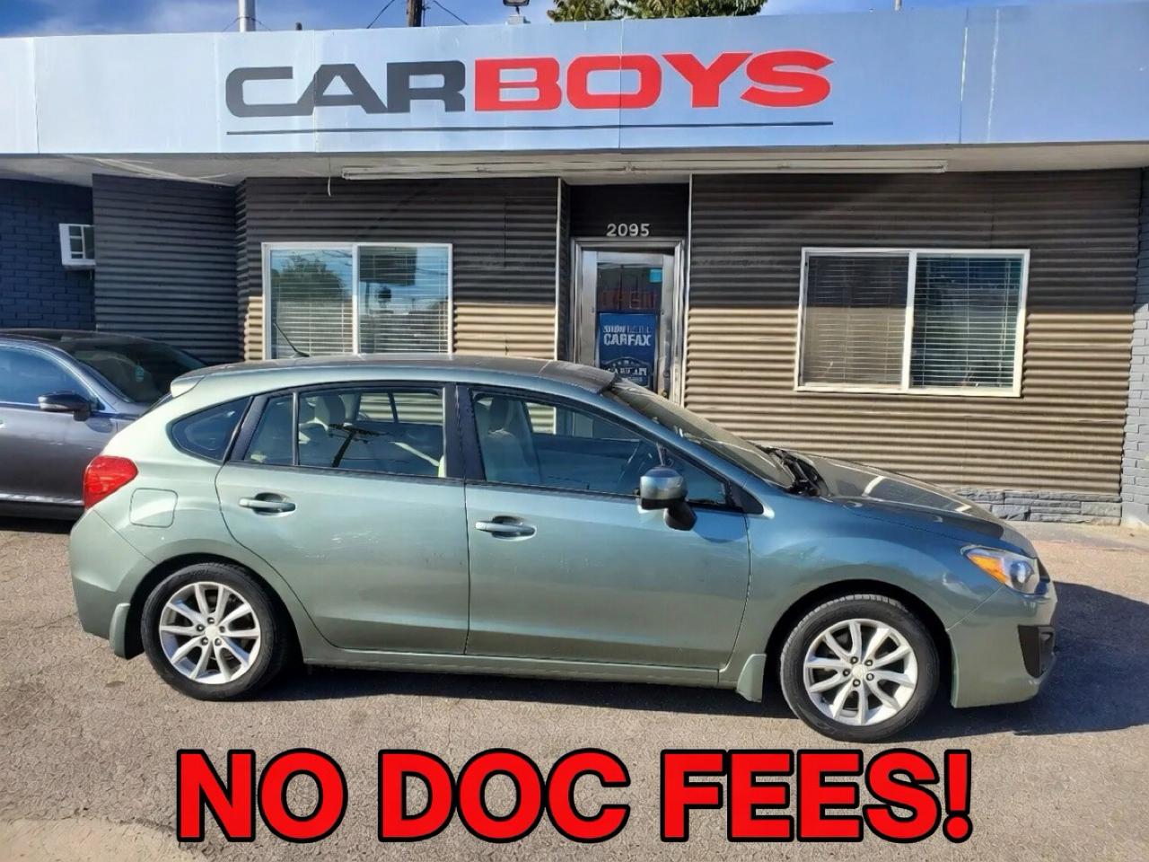 Light Green 2014 Subaru Impreza Hatchback All-Wheel Drive Automatic