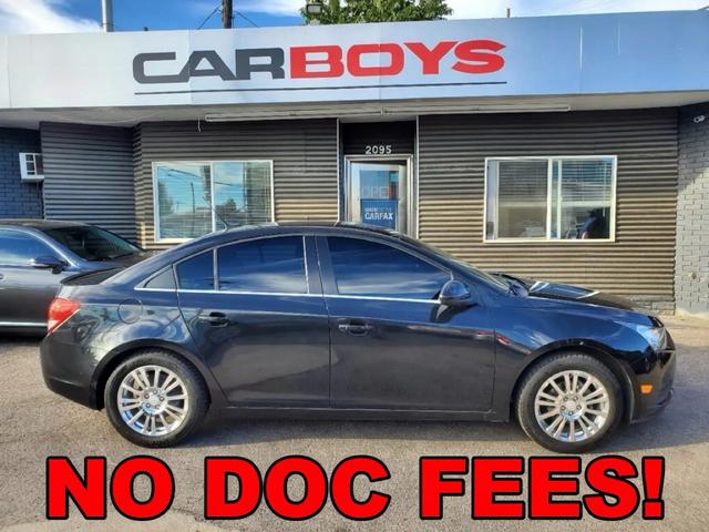 Black 2012 Chevrolet Cruze Sedan Front-Wheel Drive Automatic