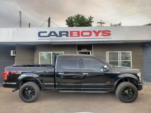 Black 2016 Ford F-150 Pickup Truck Four-Wheel Drive Automatic
