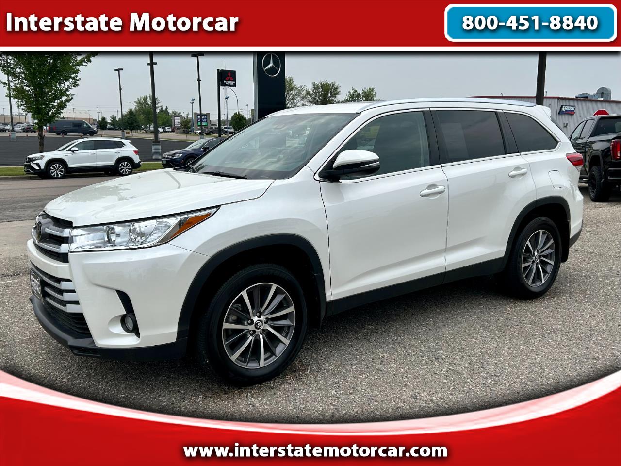 Used 2019 Toyota Highlander XLE V6 AWD (Natl) for Sale in Fargo ND