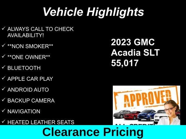 GMC Acadia SLT AWD 2023