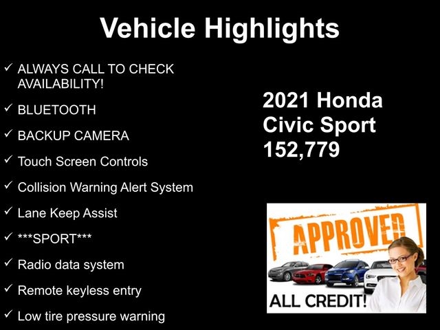 Honda Civic Sport 2021