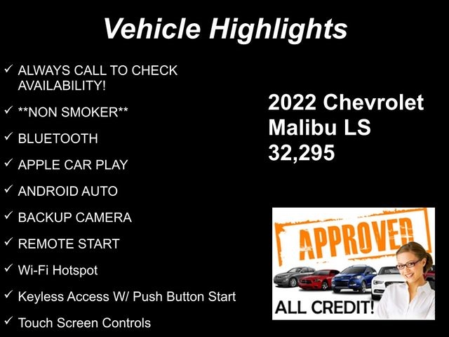Chevrolet Malibu  2022 Chevrolet Malibu  2022