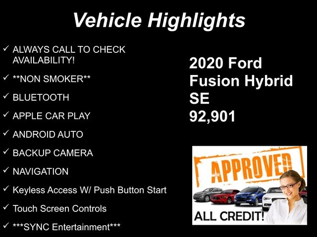 Ford Fusion Hybrid SE 2020