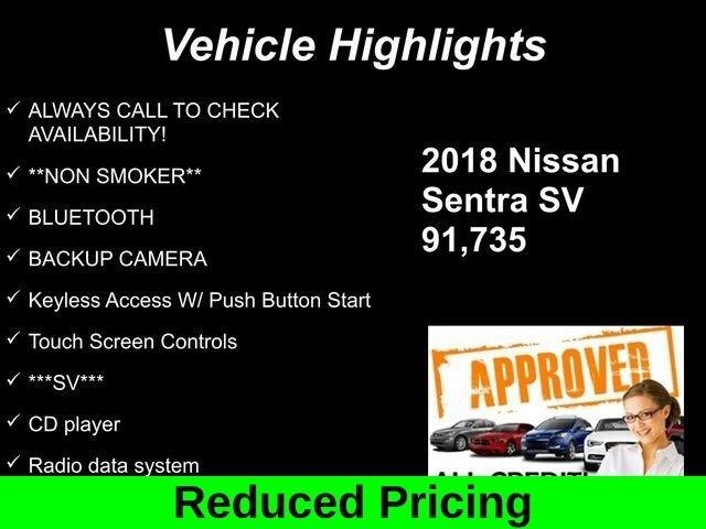 Nissan Sentra SV 2018