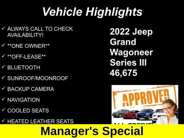 Jeep Grand Wagoneer Series III 4WD 2022