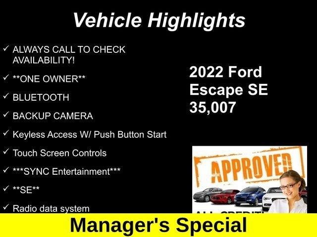 Ford Escape SE 2022