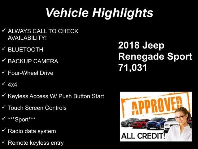 Jeep Renegade  2018