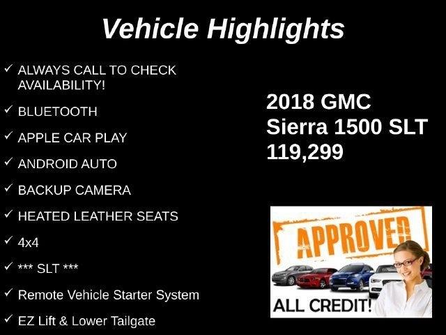 GMC Sierra 1500 SLT Crew Cab 4WD 2018