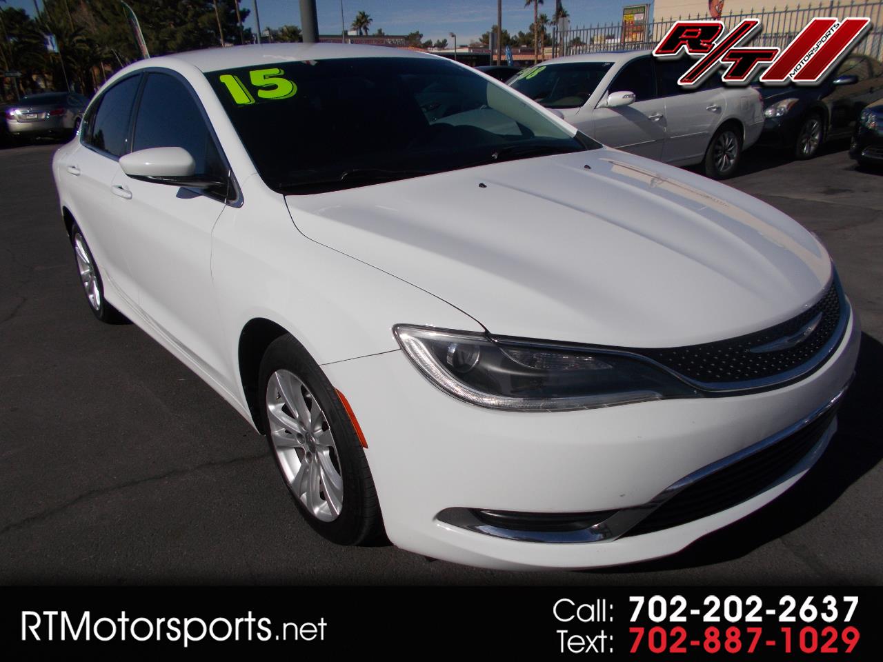 Used 2015 Chrysler 200 Limited for Sale in Las Vegas NV 89110 RT