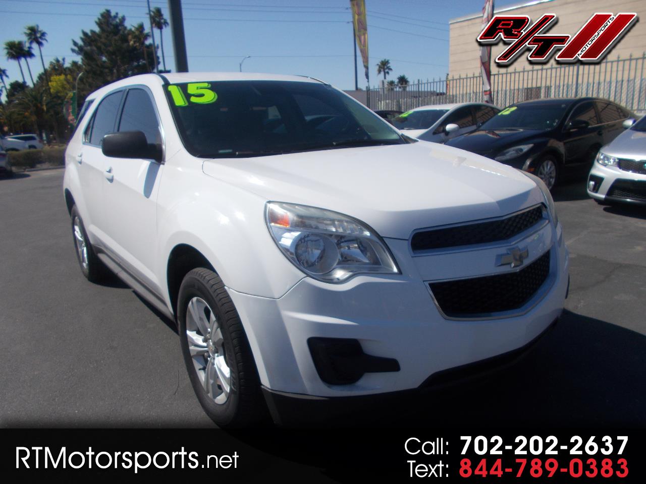 Used 2015 Chevrolet Equinox LS 2WD for Sale in Las Vegas NV 89110 RT