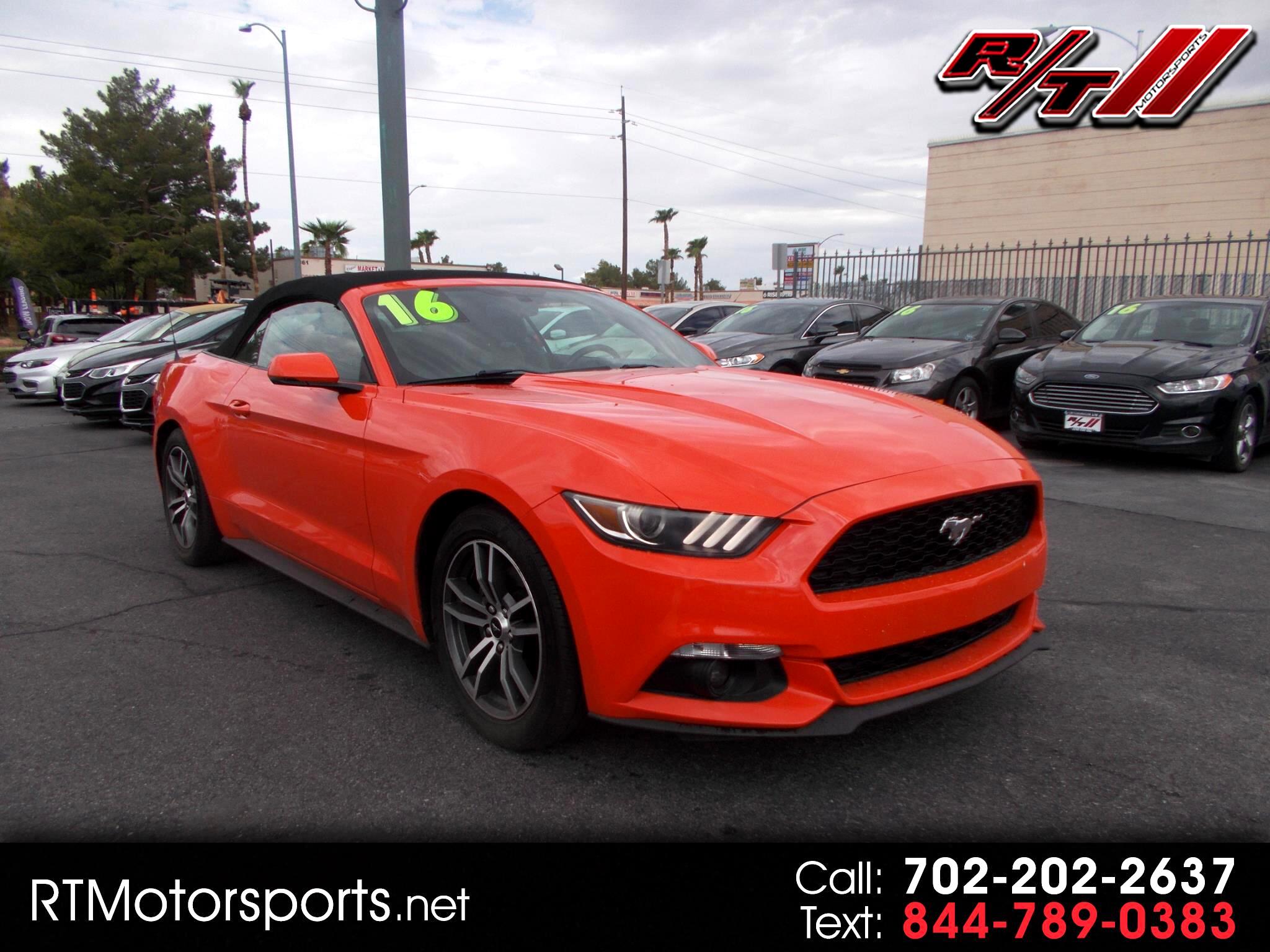 Ford Mustang EcoBoost Premium Convertible 2016