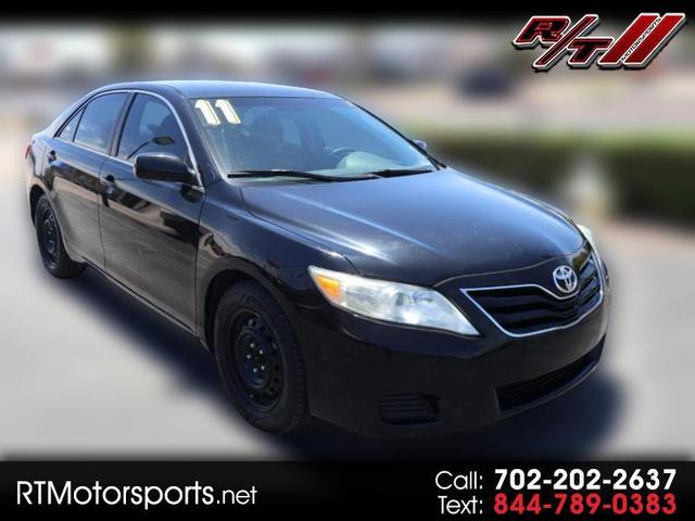 Black 2011 Toyota Camry Base Sedan Front-Wheel Drive Automatic