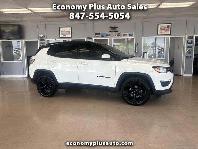 White 2019 Jeep Compass Altitude 4WD SUV / Crossover Four-Wheel Drive Automatic