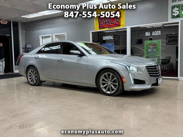 Silver 2018 Cadillac CTS 2.0T Luxury AWD Sedan All-Wheel Drive Automatic