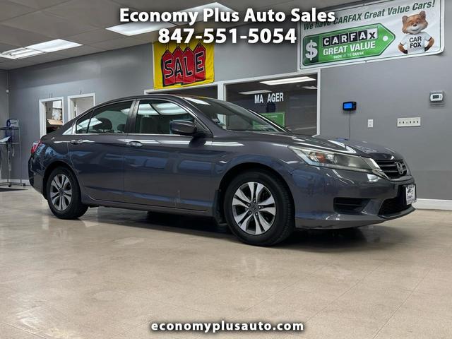 Gray 2014 Honda Accord LX Sedan Front-Wheel Drive Continuously Variable Transmission
