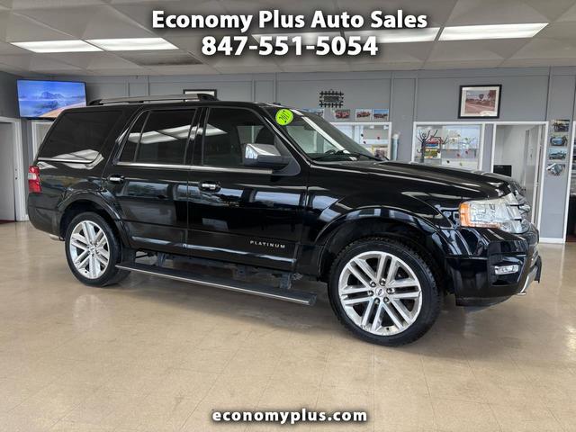 Black 2017 Ford Expedition Platinum 4WD SUV / Crossover Four-Wheel Drive Automatic