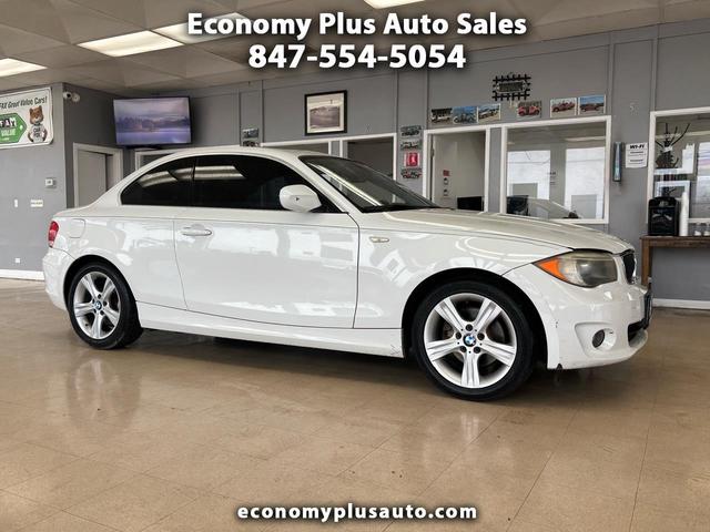 White 2013 BMW 1 Series 128i Coupe RWD Coupe Rear-Wheel Drive Automatic