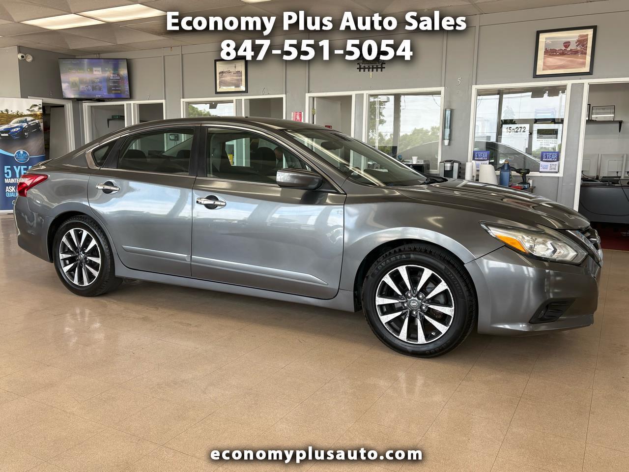 Gray 2016 Nissan Altima Sedan Front-Wheel Drive Continuously Variable Transmission
