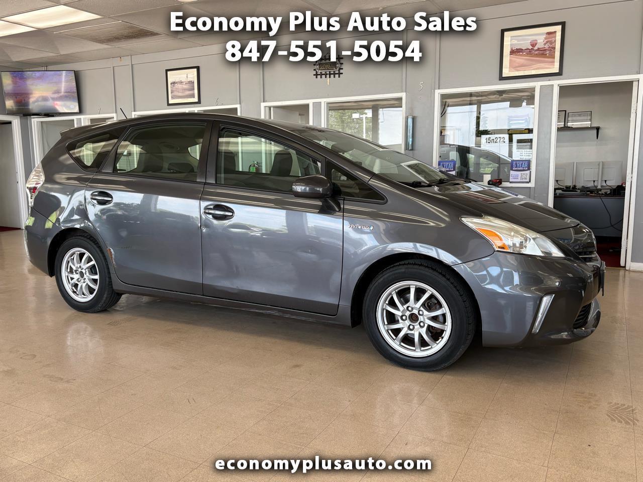 Gray 2013 Toyota Prius v Wagon Front-Wheel Drive Continuously Variable Transmission