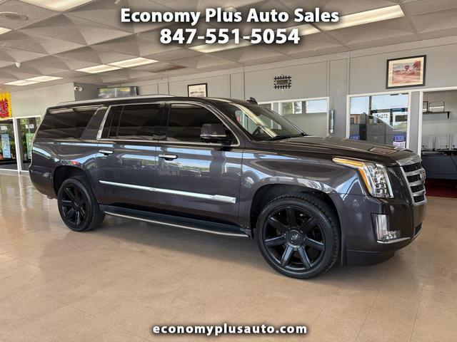 Gray 2016 Cadillac Escalade ESV SUV / Crossover Four-Wheel Drive Automatic